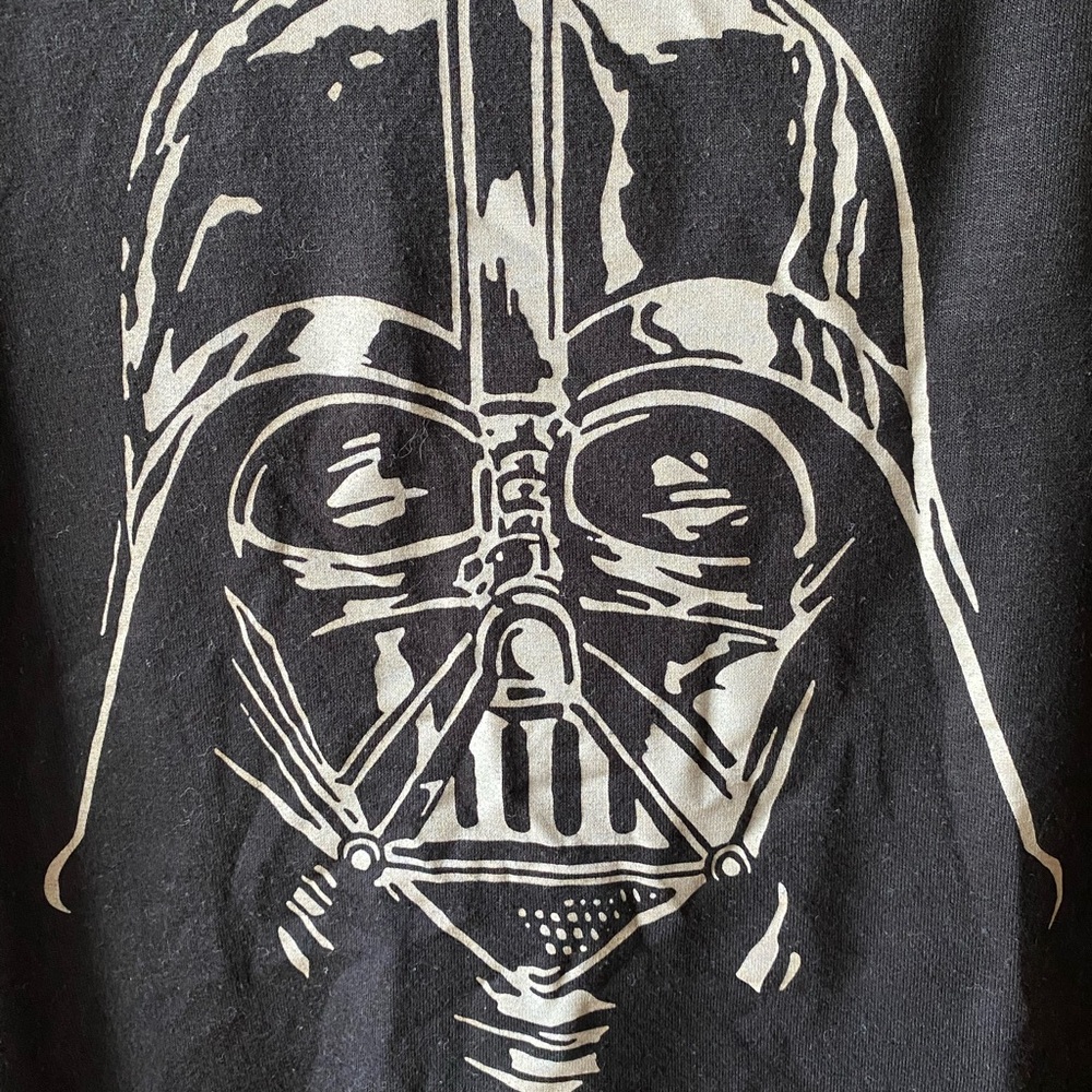 Star Wars Darth Vader Black Lightweight Pullover Sweatshirt - Picture 3 of 4